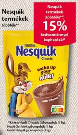 EcoFamily Nesquik termékek ajánlat