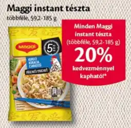 EcoFamily Maggi instant tészta ajánlat