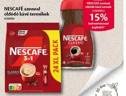 EcoFamily Nescafé azonnal oldódó kávé termékek ajánlat