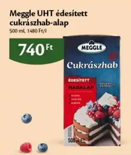 EcoFamily Meggle edesített cukrászhab-alap ajánlat