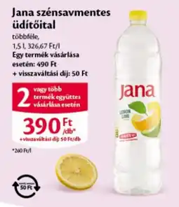 EcoFamily Jana szénsavmentes üdítőital ajánlat