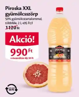 EcoFamily Piroска gyümölcsszörp ajánlat