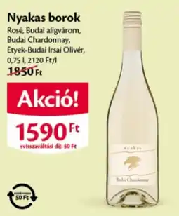 EcoFamily Nyakas budai chardonnay ajánlat