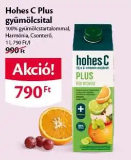 EcoFamily Hohes c plus gyümölcsital ajánlat