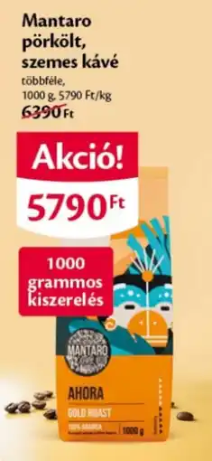 EcoFamily Mantaro pörkolt szemes kávé ajánlat