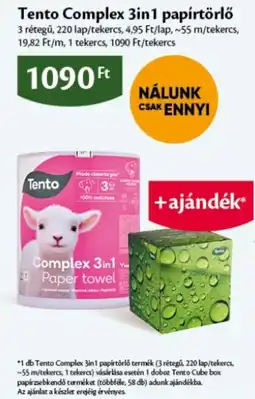 EcoFamily Tento Complex 3in1 papírtörlő ajánlat