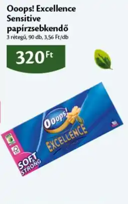 EcoFamily Ooops! excellence sensitive papírzsebkendő ajánlat