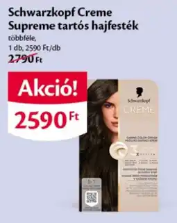 EcoFamily Schwarzkopf Creme Supreme tartós hajfesték ajánlat