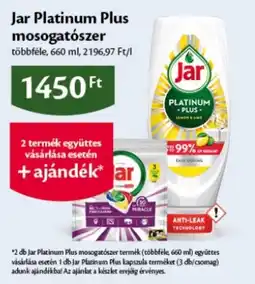 EcoFamily Jar Platinum Plus mosogatószer ajánlat