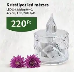 EcoFamily Kristályos led mécses ajánlat