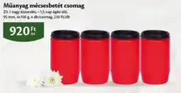 EcoFamily Műanyag mécsesbetét ajánlat