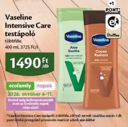 EcoFamily Vaseline Intensive Care testápoló ajánlat