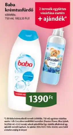 EcoFamily Baba krémtusfürdő ajánlat
