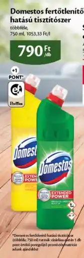 EcoFamily Domestos fertőtlenítő hatású tisztítószer ajánlat