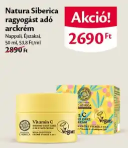 EcoFamily Natura Siberica ragyogást adó arckrém ajánlat