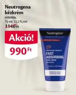 EcoFamily Neutrogena kézkrém ajánlat
