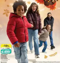 Auchan INEXTENSO GYERMEK KAPUCNIS PUFI DZSEKI ajánlat