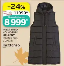 Auchan INEXTENSO Női hosszú mellény ajánlat