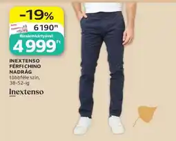 Auchan INEXTENSO FÉRFI CHINO NADRÁG ajánlat