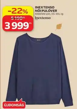 Auchan INEXTENSO NŐI PULÓVER ajánlat