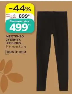 Auchan INEXTENSO GYERMEK LEGGINGS ajánlat