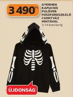 Auchan Gyermek kapucnis pulóver ajánlat