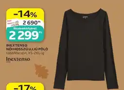 Auchan INEXTENSO NŐI HOSSZÚ UJJÚ PÓLÓ ajánlat