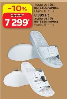 Auchan CSATOS TÜSI BETÉTES PAPUCS ajánlat