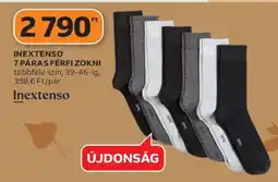 Auchan Inextenso 7 páras férfi zokni ajánlat