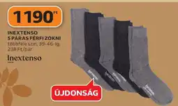 Auchan INEXTENSO 5 PÁRAS FÉRFI ZOKNI ajánlat