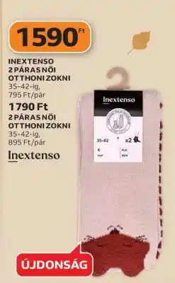 Auchan INEXTENSO 2 PÁRAS NŐI OTTHONI ZOKNI ajánlat