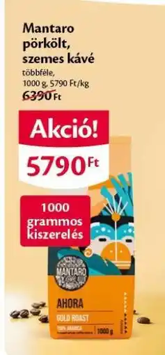 EcoFamily Mantaro pörkölt szemes kávé ajánlat