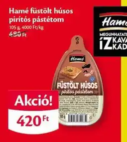 EcoFamily Hamé füstölt húsos pirítós pástétom ajánlat