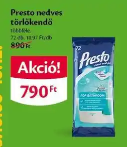 EcoFamily Presto nedves törlőkendő ajánlat