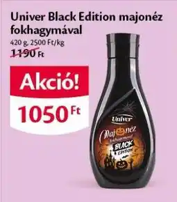 EcoFamily Univer Black Edition majonéz fokhagymával ajánlat