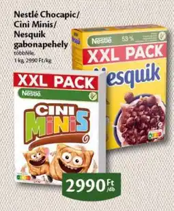 EcoFamily Nestlé Chocapic/ Cini Minis/ Nesquik gabonapehely ajánlat