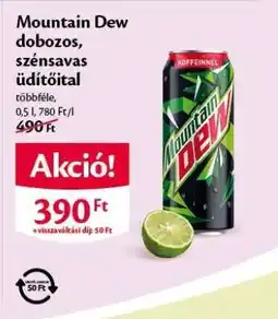 EcoFamily Mountain Dew dobozos, szénsavas üdítőital ajánlat