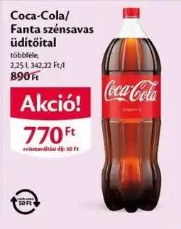 EcoFamily Coca-Cola, Fanta szénsavas üdítőital ajánlat