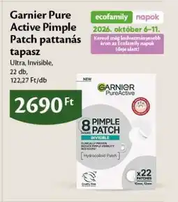 EcoFamily Garnier Pure Active Pimple Patch pattanás tapasz ajánlat