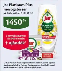 EcoFamily Jar Platinum Plus mosogatószer ajánlat