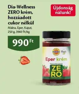 EcoFamily Dia-Wellness ZERO krém, hozzáadott cukor nélkül ajánlat