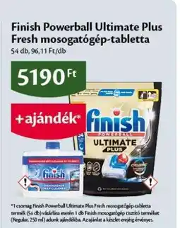 EcoFamily Finish Powerball Ultimate Plus Fresh mosogatógép-tabletta ajánlat