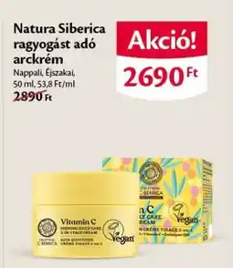 EcoFamily Natura Siberica ragyogást adó arckrém ajánlat