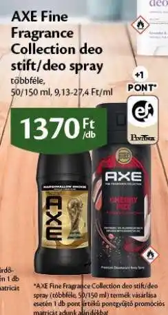 EcoFamily AXE Fine Fragrance Collection deo stift/deo spray ajánlat