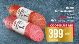 Coop Mecom Torrero szalámi ajánlat