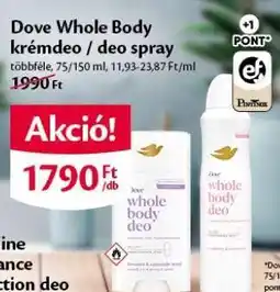 EcoFamily Dove Whole Body krémdeo / deo spray ajánlat