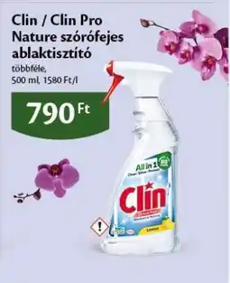EcoFamily Clin / Clin Pro Nature szórófejes ablaktisztító ajánlat