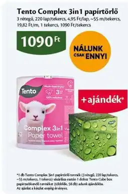 EcoFamily Tento Complex 3in1 papírtörlő ajánlat