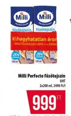 Coop Milli Perfecto főzőtejszín ajánlat