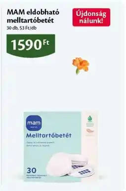 EcoFamily MAM eldobható melltartóbetét ajánlat